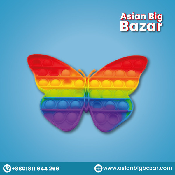 Rainbow Butterfly POP-IT - Multicolor