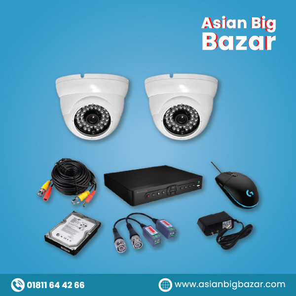 2 SET FULL HD CAMERA FULL PACKAGE + FREE SETUP+FREE MONITOR