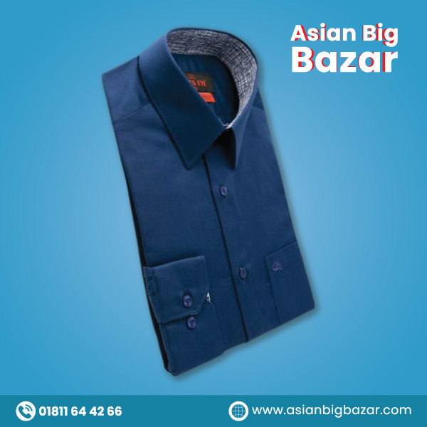 Solid Single pocket Formal Shirt