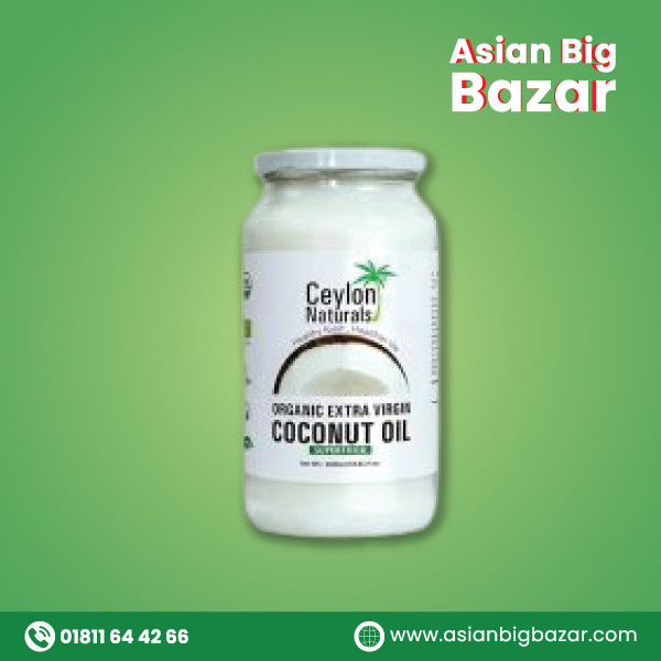 Organic Extra Virgin Coconut Oil/অর্গানিক এক্সট্রা ভার্জিন কোকোনাট অয়েল (হাফ লিটার)