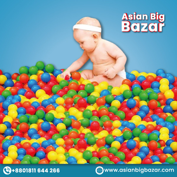 Plastic Water Pool Balls - 50pcs - Multi-color