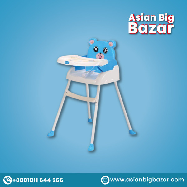 Portable High Chair For Baby Feeding Adjustable Booster Seat For Dinner Table