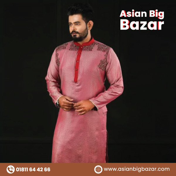 New Stylish Embroidery Panjabi for Men’s