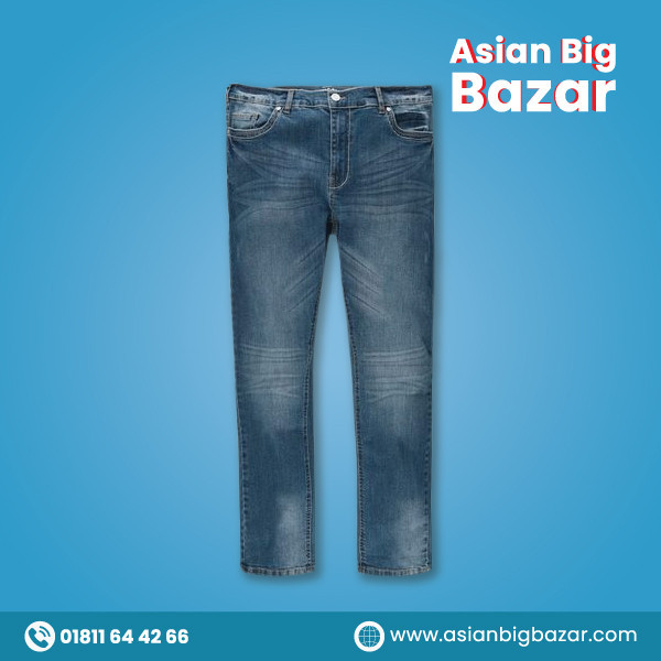 Navy Blue Denim Jeans Pant for Men