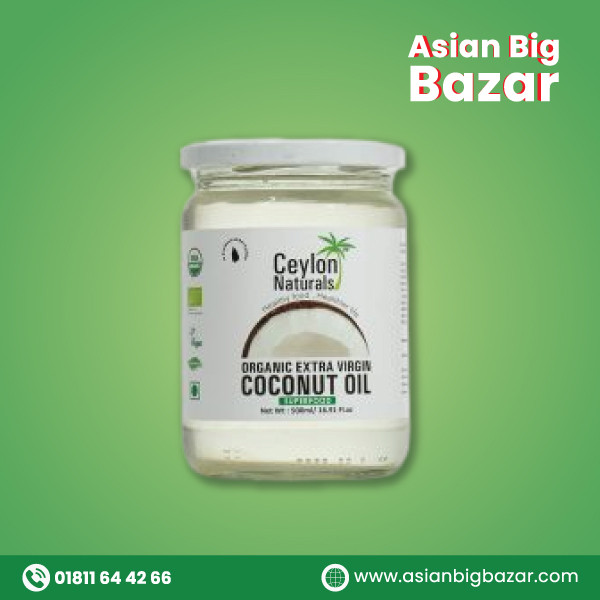 Organic-Extra-Virgin-Coconut-Oil / অর্গানিক-এক্সট্রা-ভার্জিন-কোকোনাট-অয়েল – 1 Litre