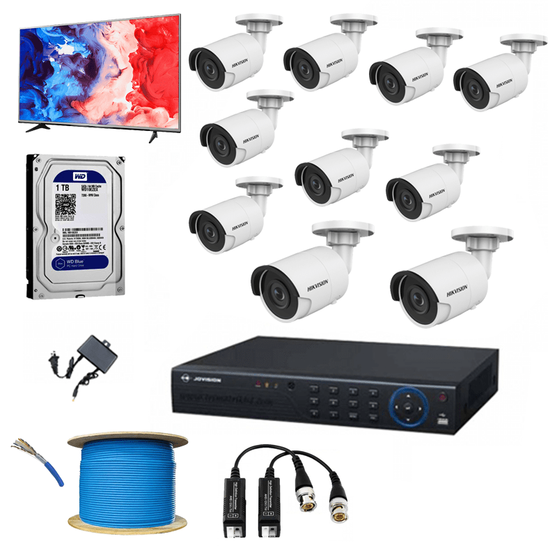 64 SET HD CAMERA FULL PACKAGE + FREE SETUP+ FREE MONITOR