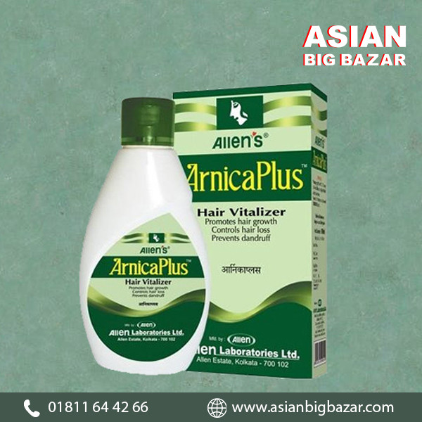 Arnica Plus Hair Vitalizer Oil for Effective Hair Fall Control