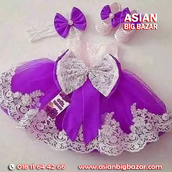 ফ্লরাল বেবি ড্রেস কম্বো