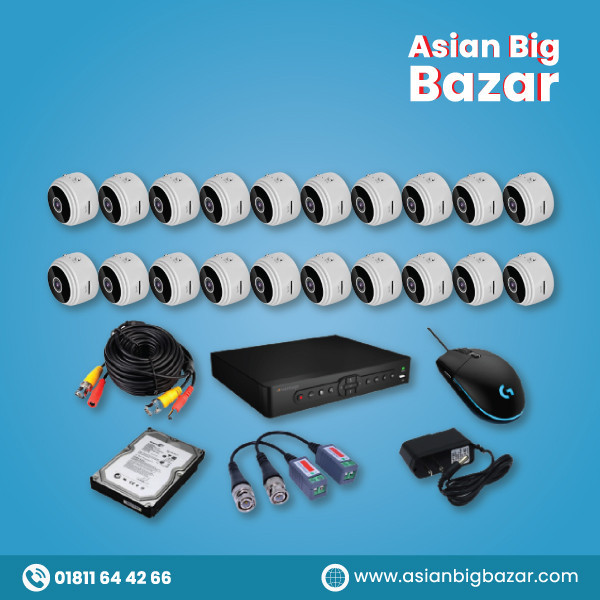 20 SET FULL HD CAMERA FULL PACKAGE + FREE SETUP+FREE MONITOR